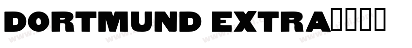 dortmund extra字体转换